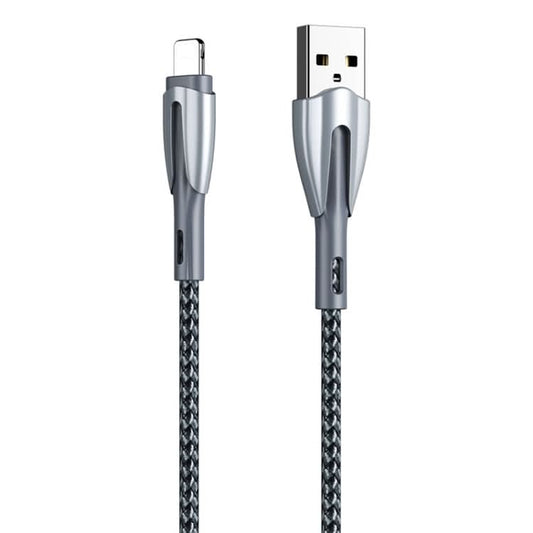 REMAX RC-162i Armor Series 3A USB to 8 Pin Charging Cable, Cable Length: 1m