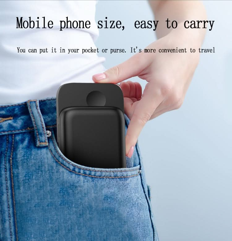 V8 3 in 1 Folding Portable Mobile Phone Watch Multi-Function Charging Stand Wireless Charger for iPhones & Apple Watch & Airpods