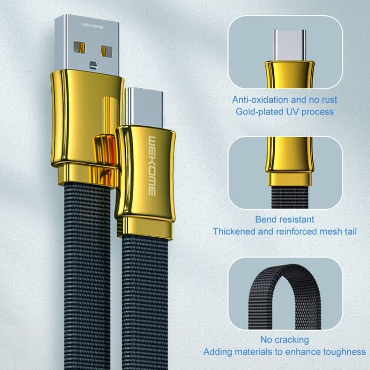 WK WDC-147 PD 20W USB to 8 Pin King Super Fast Charge Series Charging Cable for iPhone, iPad