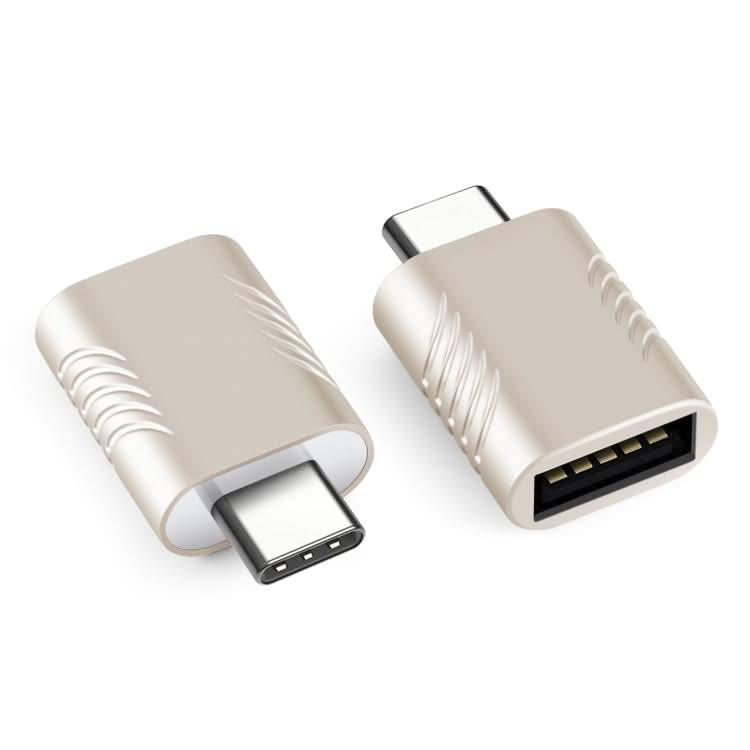 2 PCS SBT-148 USB-C / Type-C Male to USB 3.0 Female Zinc Alloy Adapter