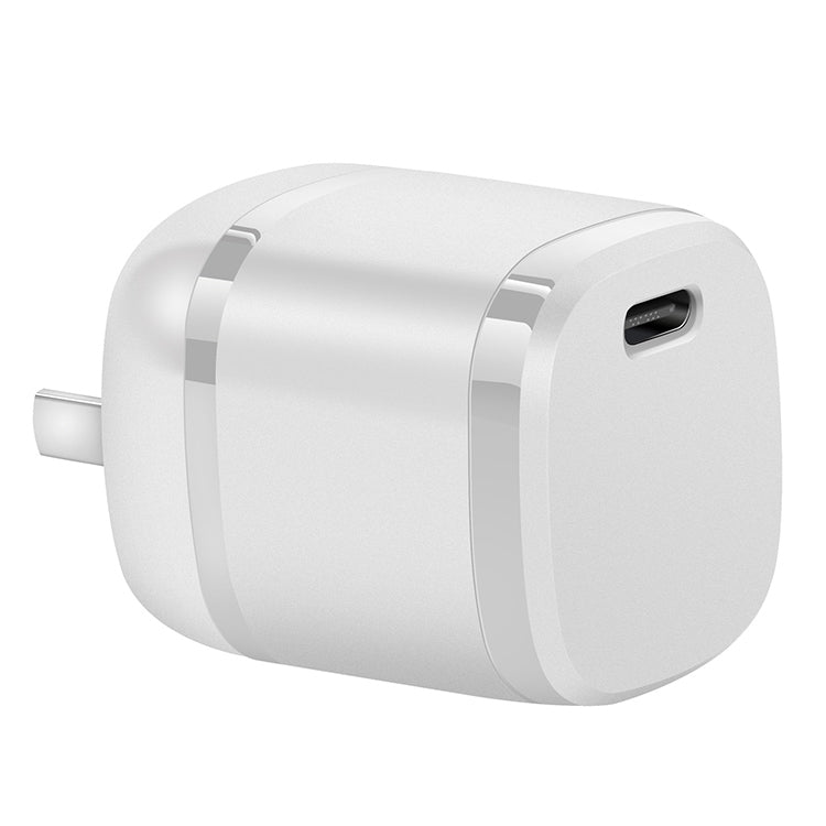 APQ-006 PD 20W USB-C / Type-C Single Port Wine Barrel Shape Travel Charger, US Plug My Store