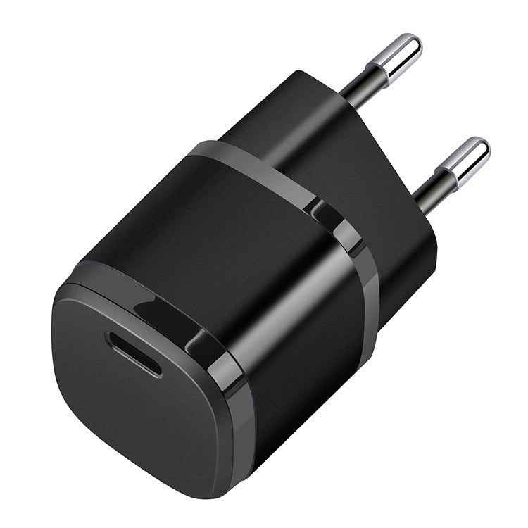 APQ-006 PD 20W USB-C / Type-C Single Port Wine Barrel Shape Travel Charger, EU Plug My Store