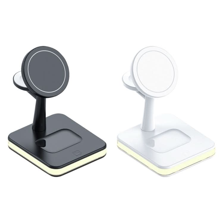 991 3 in 1 15W Electromagnetic Induction Wireless Fast Charging with 360 Degree Rotating Holder