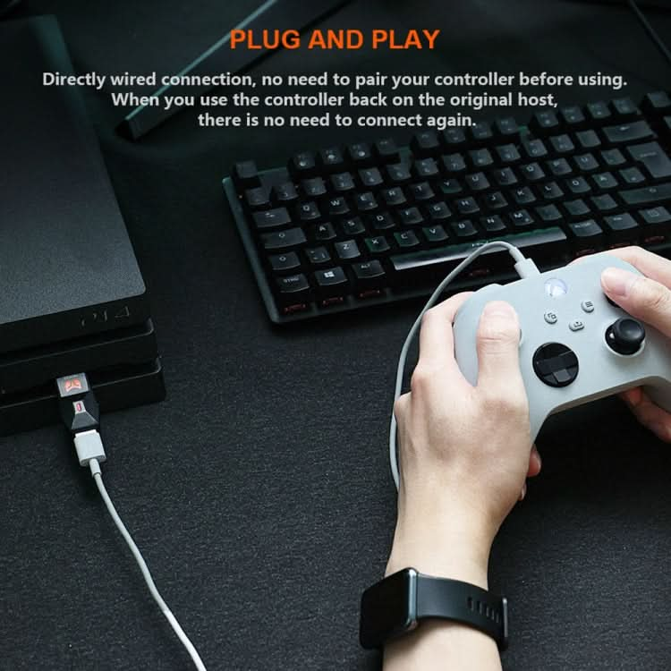 BIGBIG WON R90 Wired Gamepad Adapter for Switch Pro / PS4 / PS5 / XBOX