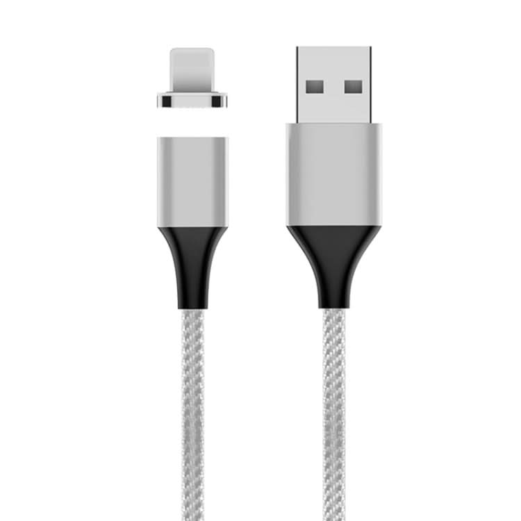 M11 3A USB to 8 Pin Nylon Braided Magnetic Data Cable, Cable Length: 1m