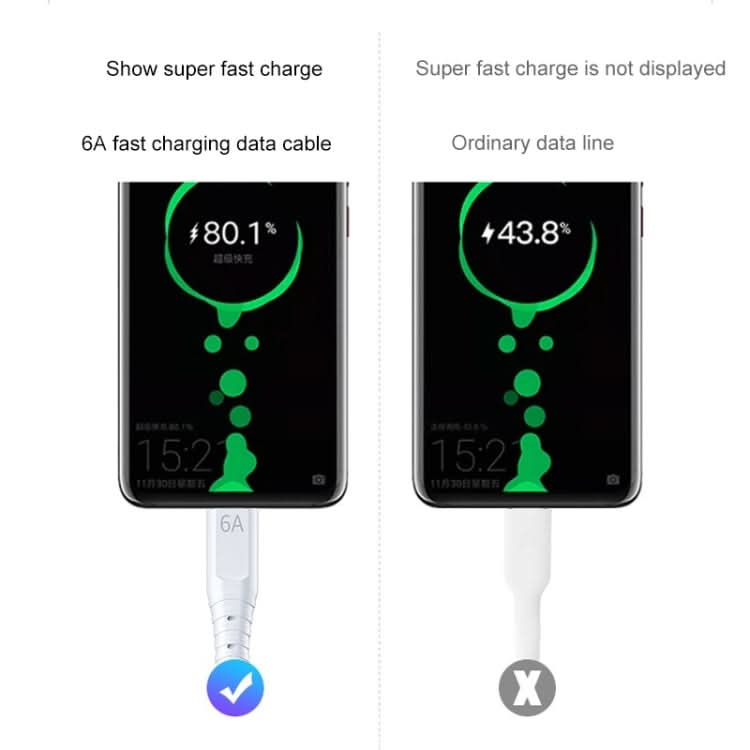 WK WDC-158i 6A 8 Pin Silicone Fast Charging Cable, Length: 1.5m