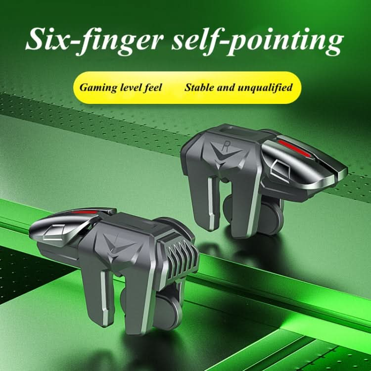 G21 Six-finger Linkage E-sports Physical Auxiliary Buttons