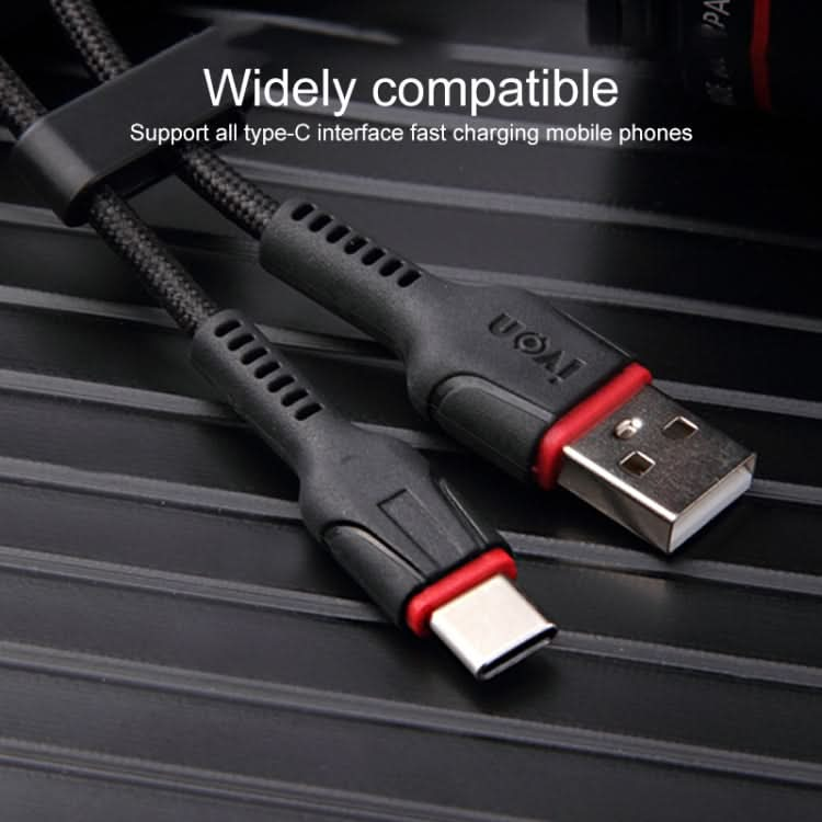 IVON CA81 8 Pin Fast Charging Data Cable, Length: 33cm