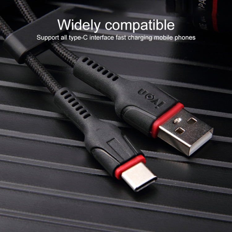 IVON CA81 Micro USB Fast Charging Data Cable, Length: 33cm My Store