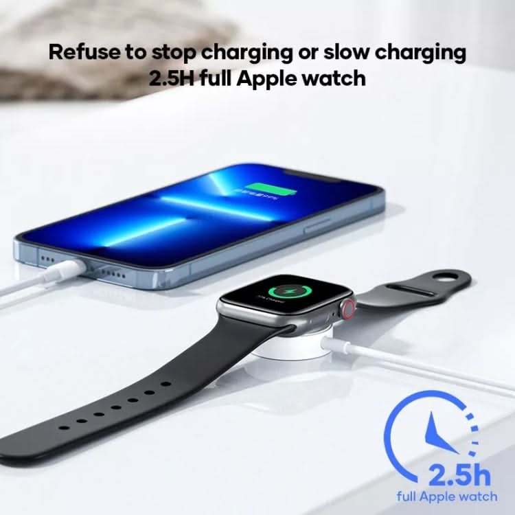 3 in 1 USB-C / Type-C to 8 Pin + USB-C / Type-C + Magnetic Watch Wireless Charger Data Cable, Cable Length: 1.2m