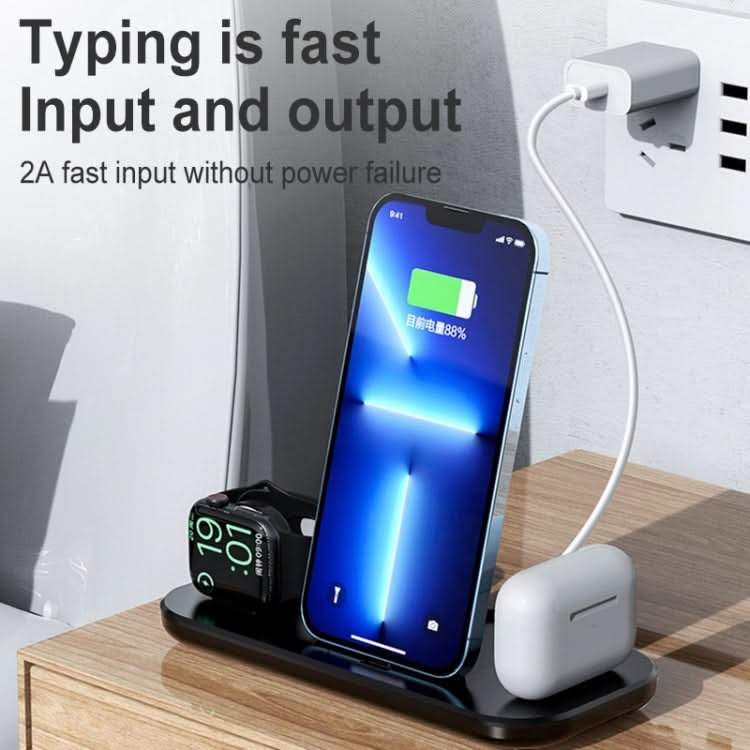 A32 3 in 1 Quick Wireless Charger for iPhone, iWatch, AirPods