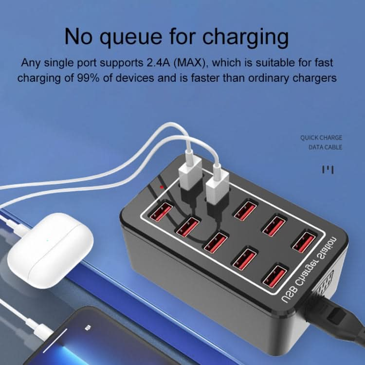 YFY-A91 40W 10 USB Ports Smart Charging Station