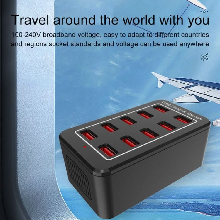 YFY-A91 40W 10 USB Ports Smart Charging Station