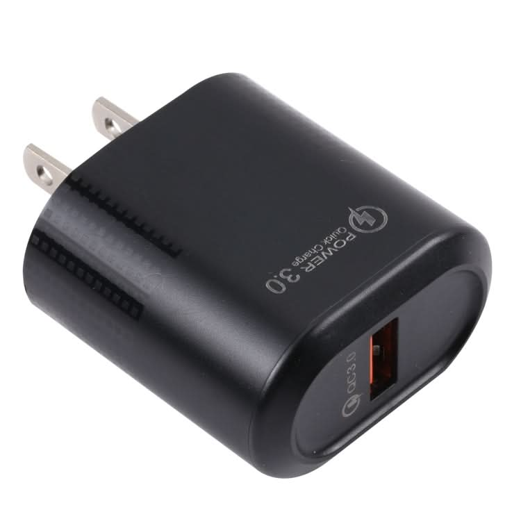 LZ-2117 18W QC3.0 3.1A USB Fast Charger, US Plug