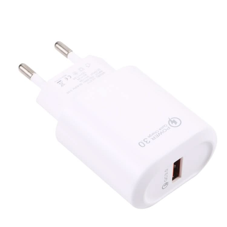 LZ-2117 18W QC3.0 3.1A USB Fast Charger, EU Plug