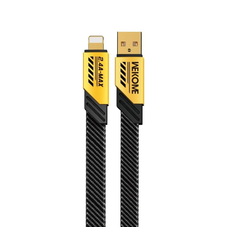 WK WDC-190i Mech Series 2.4A USB to 8 Pin Fast Charge Data Cable, Length: 1m