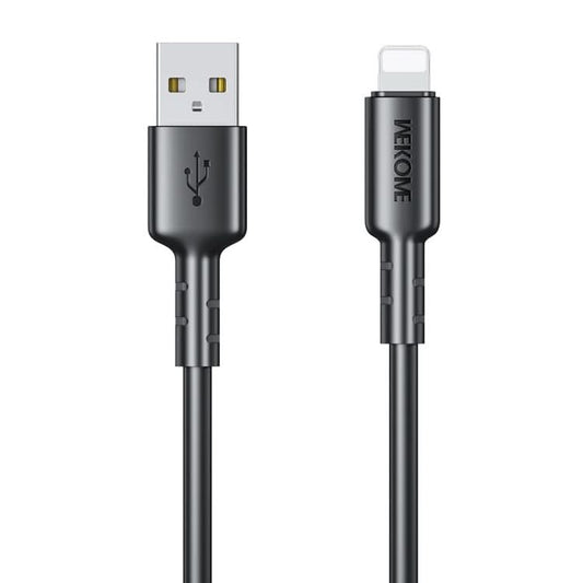 WEKOME WDC-01 Tidal Energy Series 2.4A USB to 8 Pin PVC Data Cable, Length: 1m