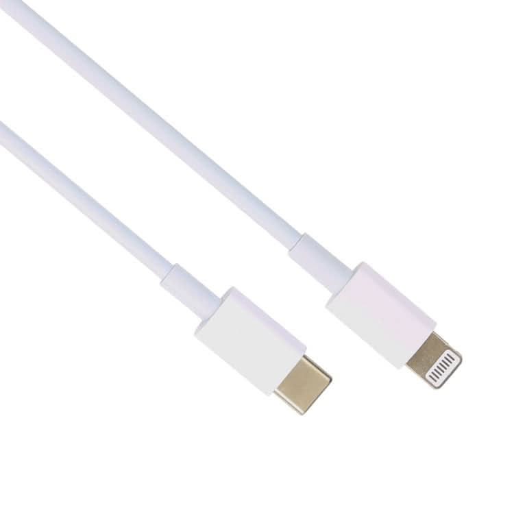 100W USB-C / Type-C to 8 Pin Fast Charging Data Cable, Length: 1m