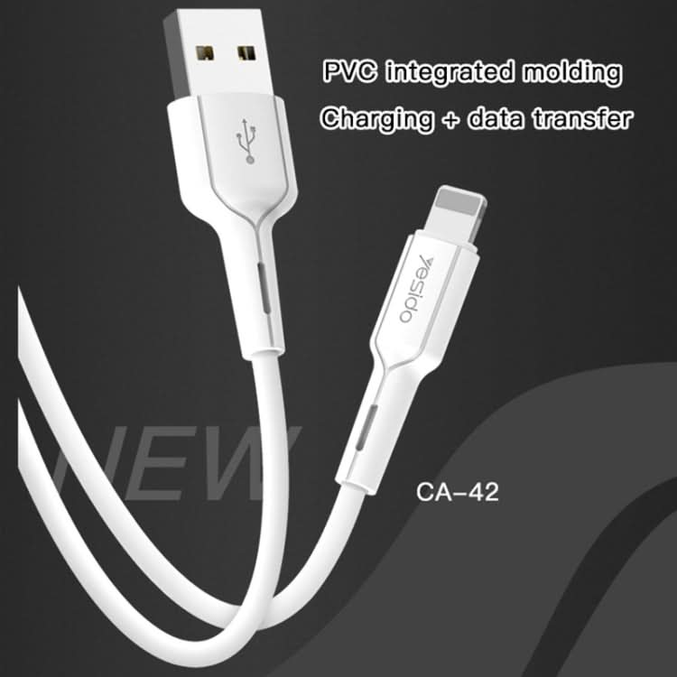 Yesido CA42 2.4A USB to 8 Pin Charging Cable, Length: 1m