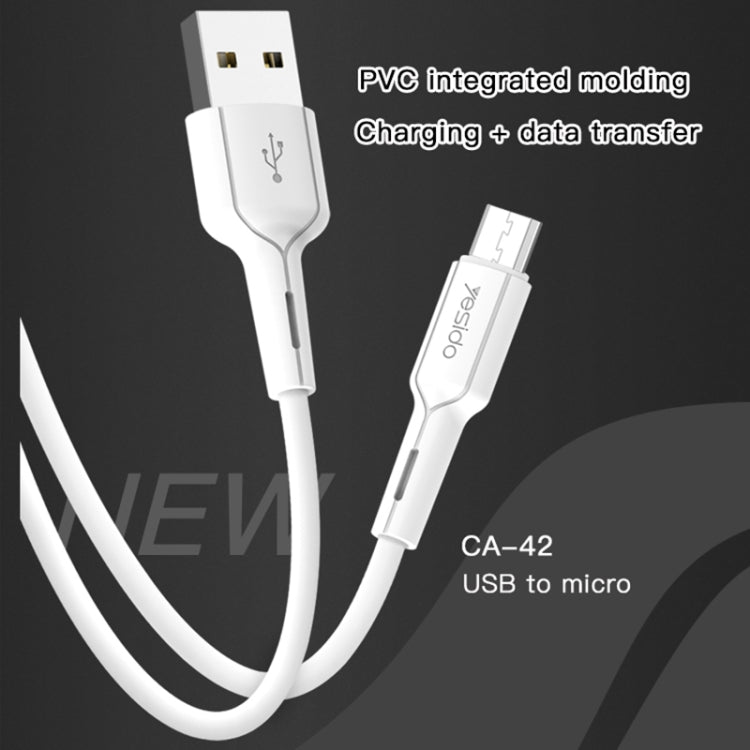 Yesido CA42 2.4A USB to Micro USB Charging Cable, Length: 1m