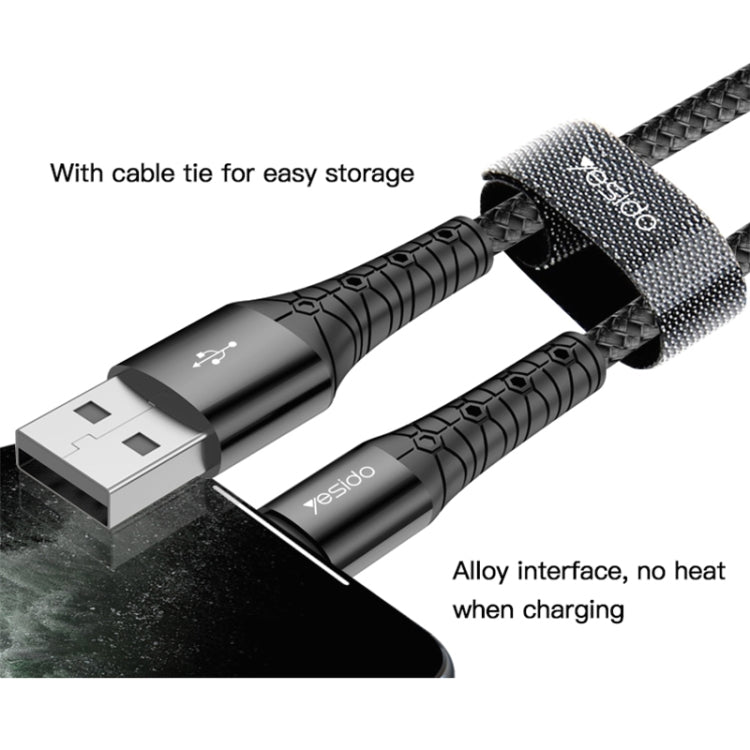 Yesido CA50 2.4A USB to Micro USB Charging Cable, Length: 2m