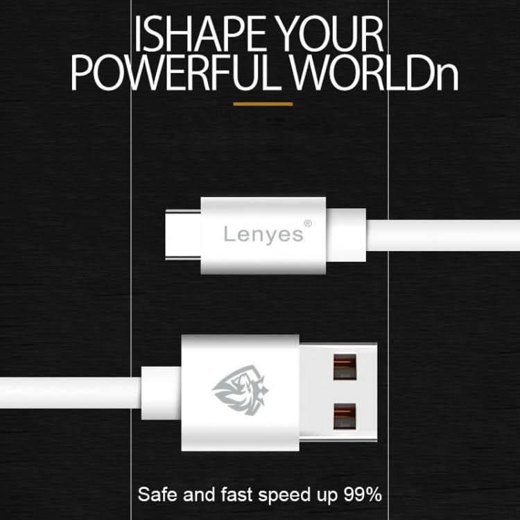 Lenyes LC701 2m 2.0A Output USB to 8 Pin PVC Data Sync Fast Charging Cable