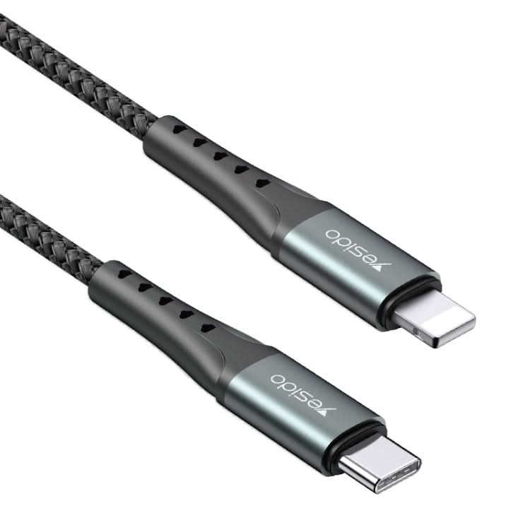 Yesido CA64 2.4A USB-C / Type-C to 8 Pin Charging Cable, Length: 1.2m