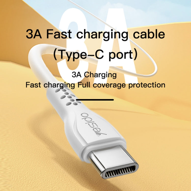 Yesido CA71 2A USB to USB-C / Type-C Charging Cable, Length: 1m