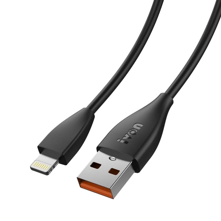 IVON CA87 USB to 8 Pin TPE Fast Charge Data Cable, Cable Length: 1m