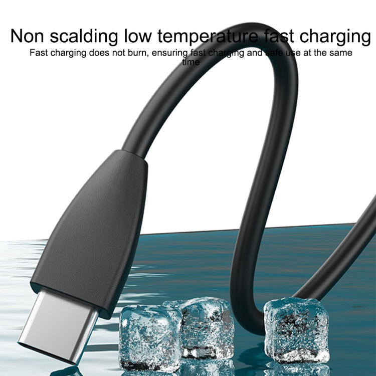 IVON CA87 USB to USB-C / Type-C TPE Fast Charge Data Cable, Cable Length: 1m My Store