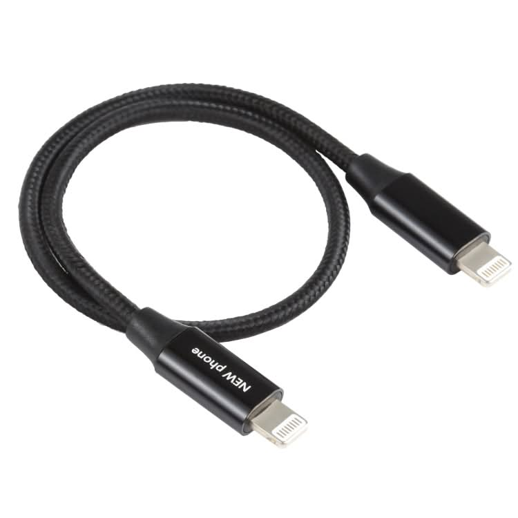 5V 2A 8 Pin Male to 8 Pin Male Braided Data Cable