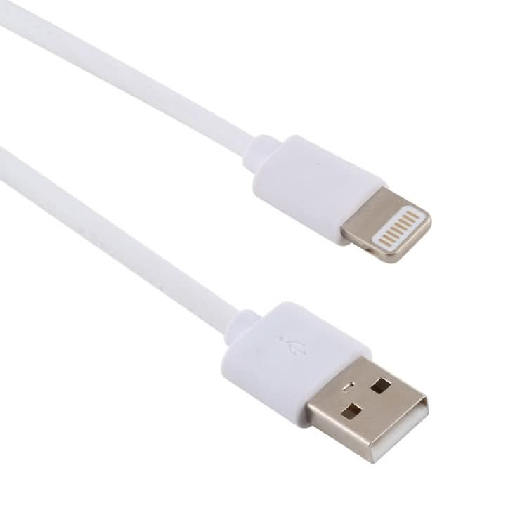 2A USB Male to 8 Pin Male Interface Injection Plastic Charge Cable, Length: 1.5m