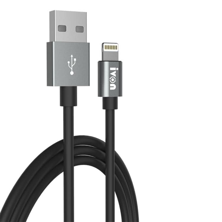 IVON CA73 2.4A 8 Pin Fast Charging Data Cable, Length: 2m