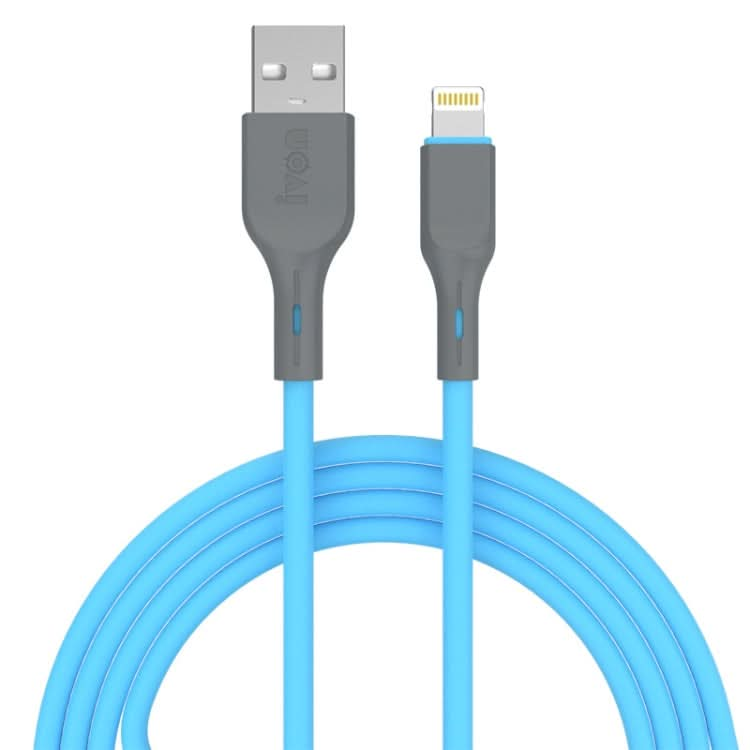 IVON CA78 2.4A 8 Pin Fast Charging Data Cable, Length: 1m