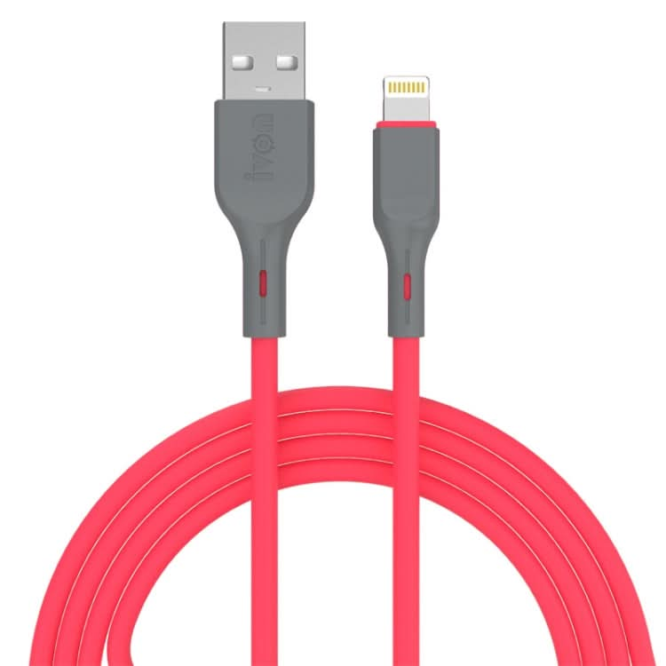 IVON CA78 2.4A 8 Pin Fast Charging Data Cable, Length: 1m