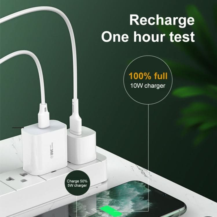 WK WP-U69a 2.0A Speed Mini USB Charger + USB to Type-C / USB-C Data Cable, Plug Type: US Plug