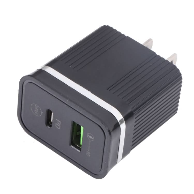 46-A2C2 20W PD + QC3.0 USB Multifunction Fast Charger,US Plug