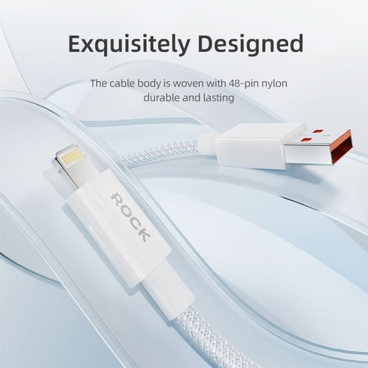 ROCK Z20 1m 2.4A USB to 8 Pin Fast Charging Data Cable