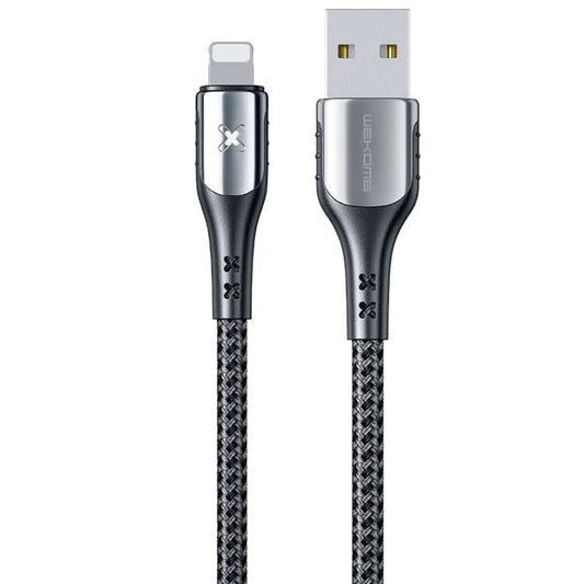 WK WDC-164i 6A 8 Pin Smart Power Off Charging Data Cable, Length: 1m