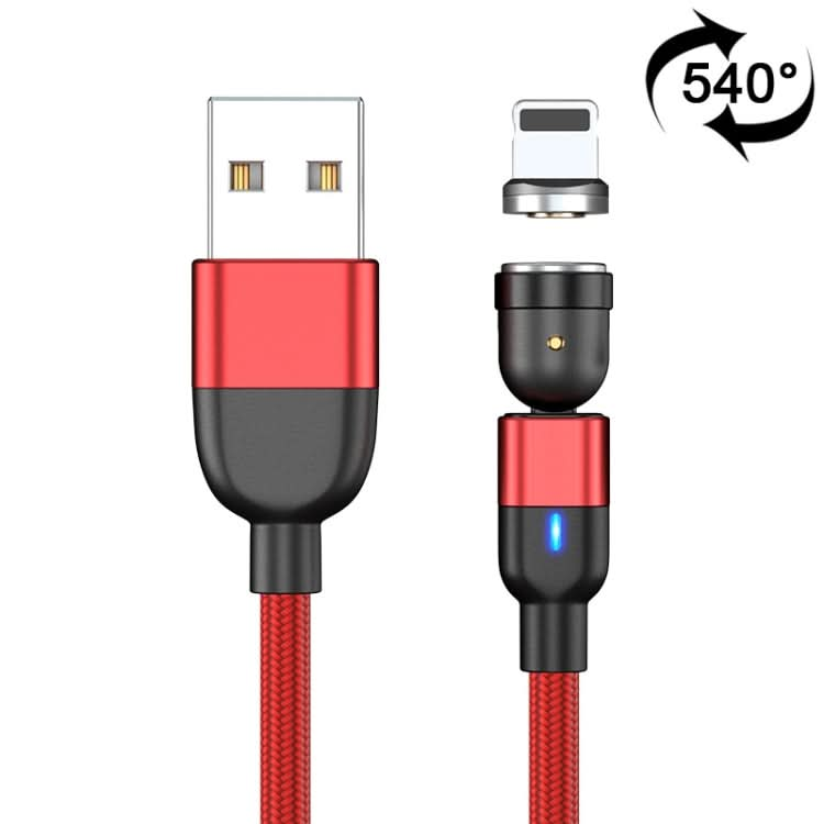 1m 3A Output USB to 8 Pin 540 Degree Rotating Magnetic Data Sync Charging Cable