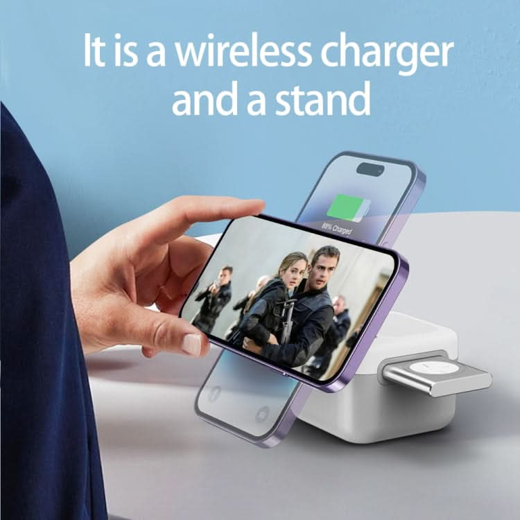 H31 15W 3 in 1 Magnetic Multifunctional Wireless Charger