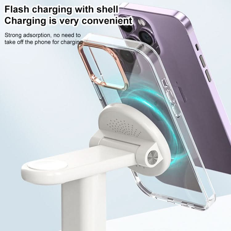 JJT-A70 15W 3 in 1 Multifunctional Magnetic Wireless Charging Holder