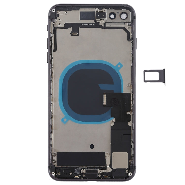 Battery Back Cover Assembly with Side Keys & Vibrator & Speaker Ringer Buzzer & Power Button + Volume Button Flex Cable & Card Tray for iPhone 8 Plus My Store