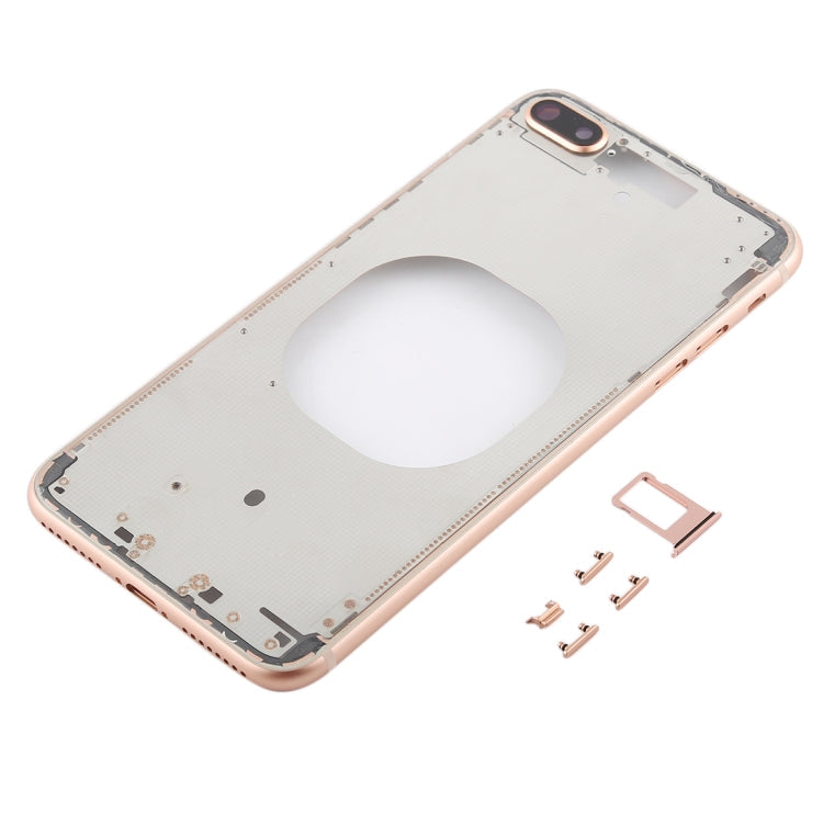 Transparent Back Cover with Camera Lens & SIM Card Tray & Side Keys for iPhone 8 Plus My Store