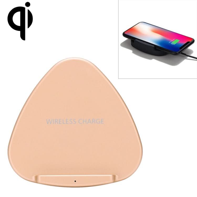 QK11 10W ABS + PC Fast Charging Qi Wireless Charger Pad