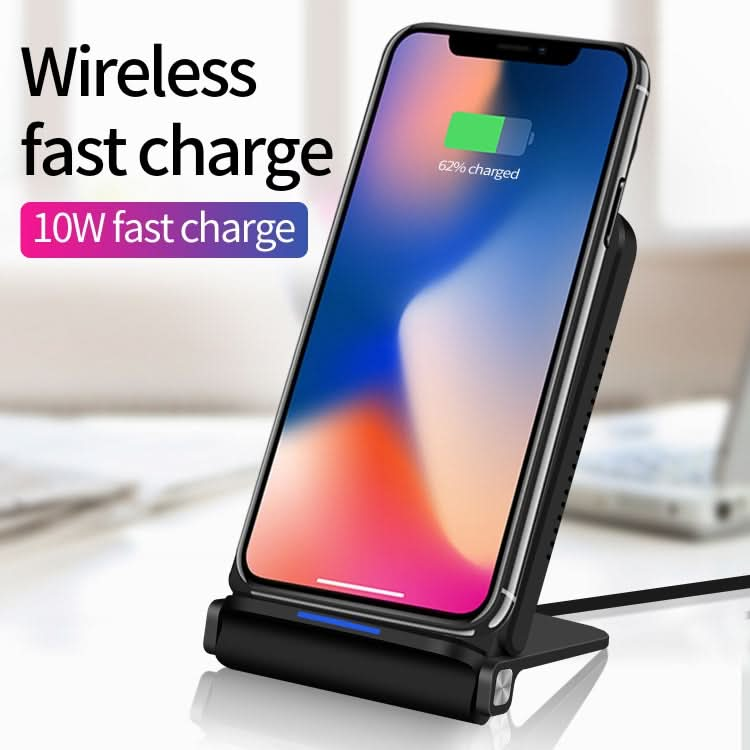 Q200 5W ABS + PC Fast Charging Qi Wireless Fold Charger Pad