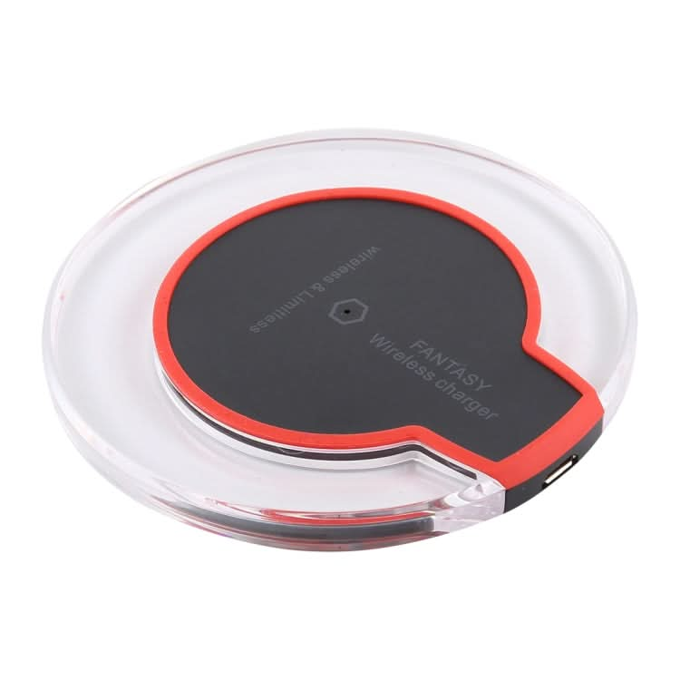 FANTASY 5V 1A Output Qi Standard Ultra-thin Wireless Charger with Charging Indicator, Support QI Standard Phones