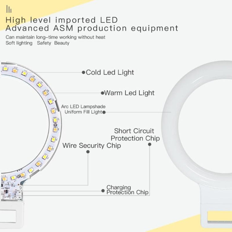 XJ18 LED Light Live Self-timer Flash Fill Light