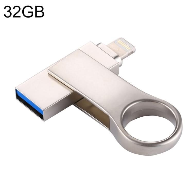 RQW-10D 2 in 1 USB 2.0 & 8 Pin 32GB Flash Drive