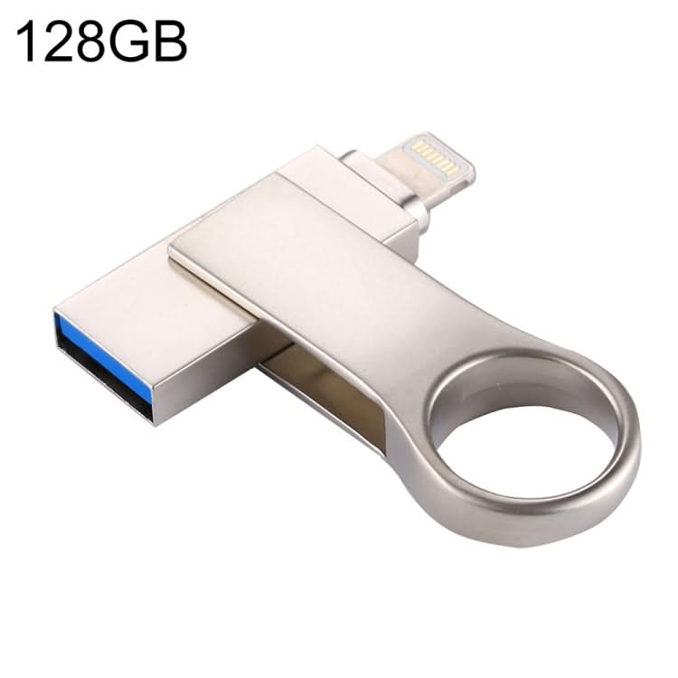 RQW-10D 2 in 1 USB 2.0 & 8 Pin 128GB Flash Drive